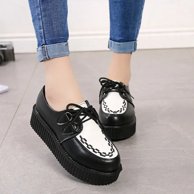 Creepers casual shoes woman plus size sneakers women shoes ladies platform shoes 2020 Lace-up Women Flats Female shoes loafers Adrian Bex Smooth Leather Tassel Loafers