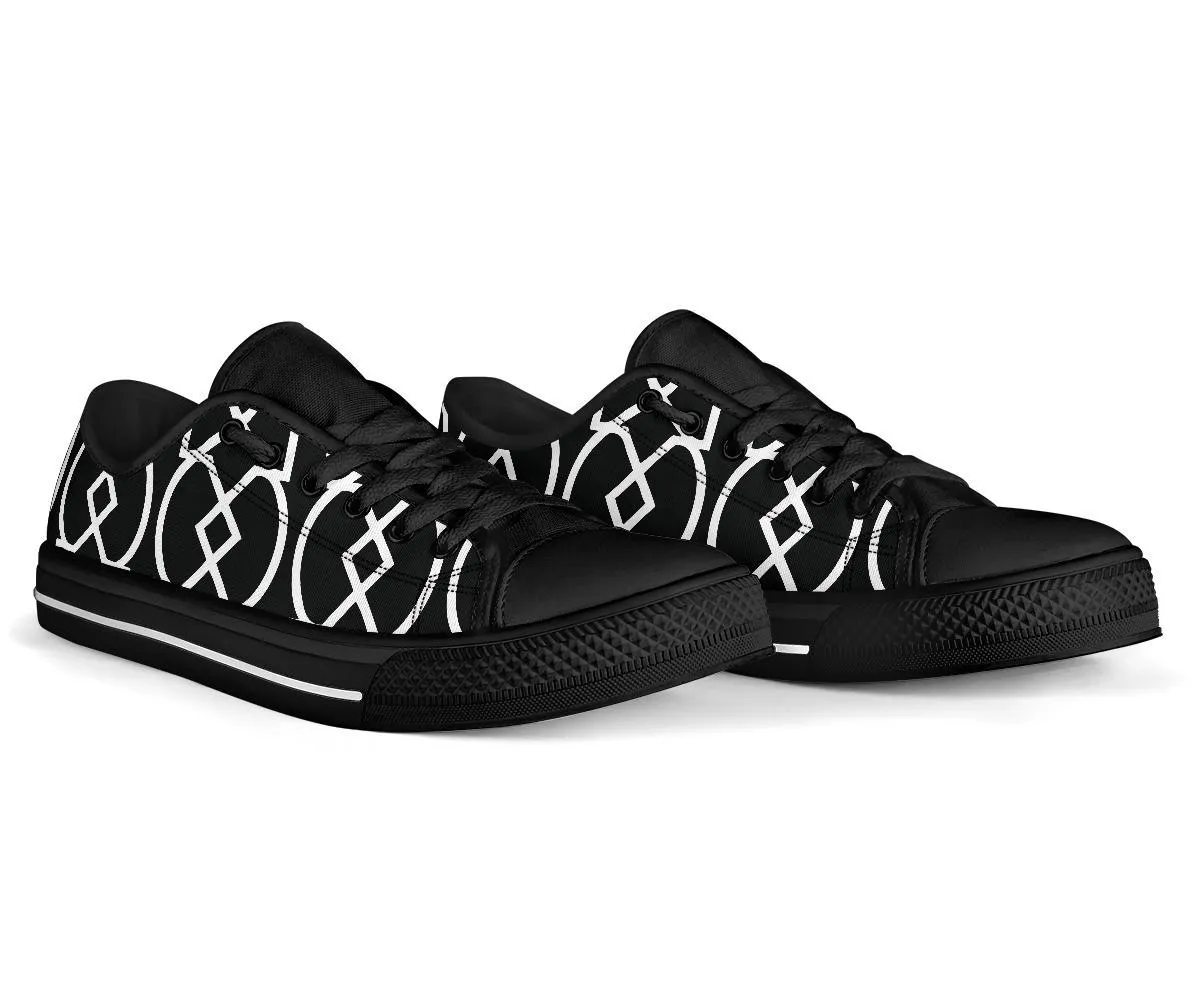 Custom Sneakers-Black and White Series 124 2002r Sneakers