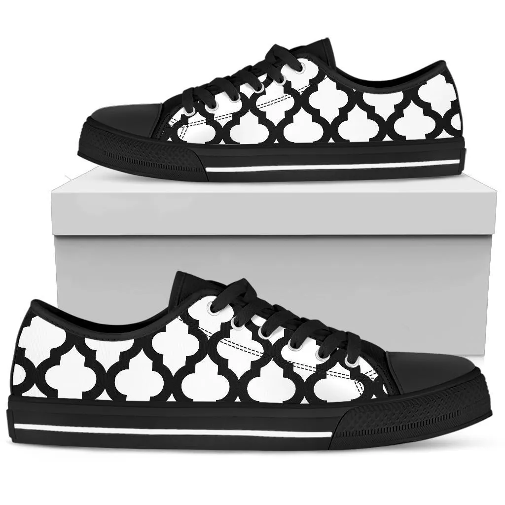 Affordable Sneakers Custom Sneakers-Black and White Series 125