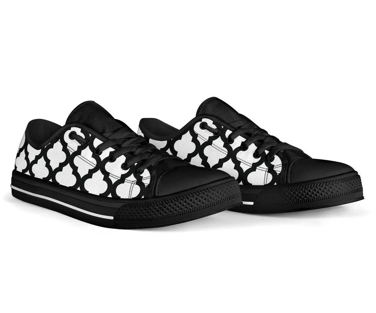 Show Sneakers Custom Sneakers-Black and White Series 125
