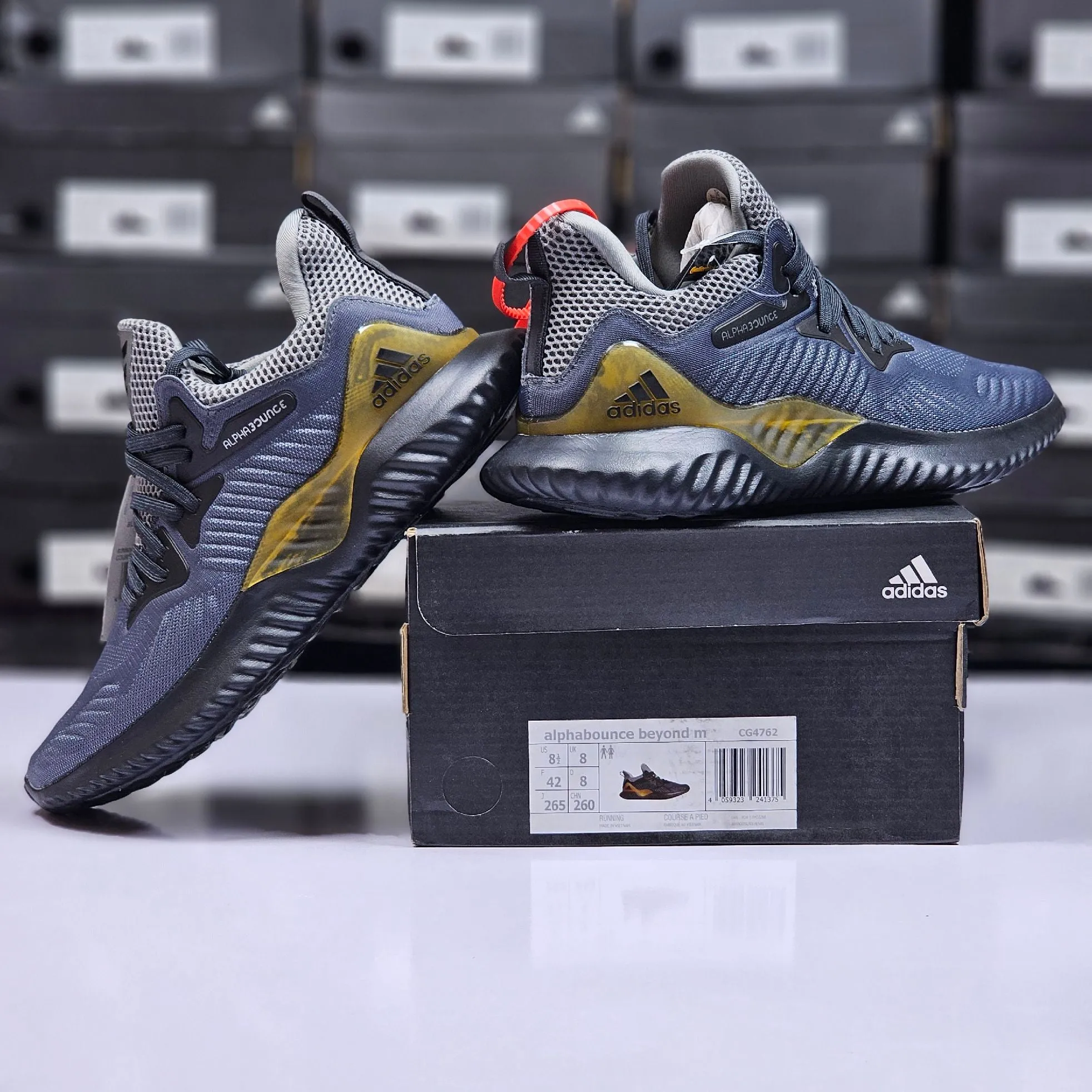 Adidas Alphabounce Beyond M Grey Adida Samba Shoes