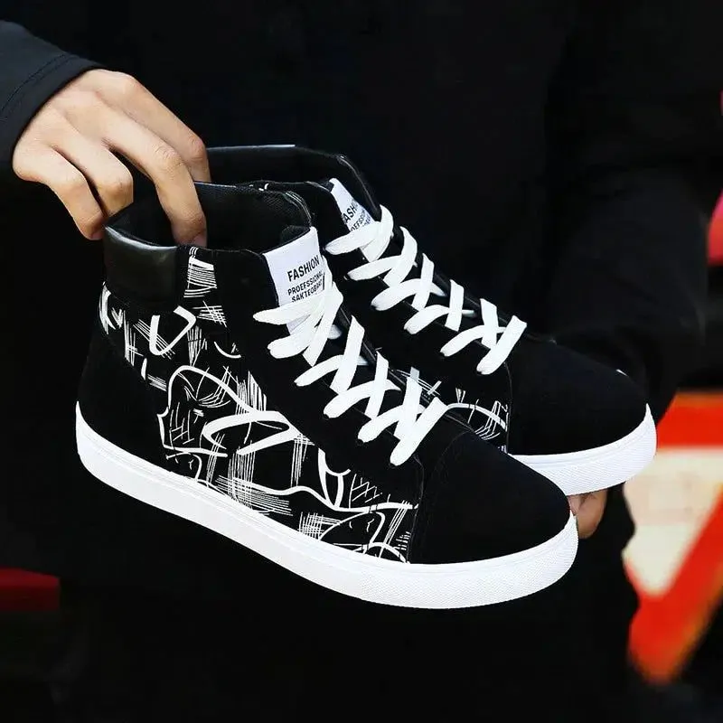 Fashion Sneakers Men Canvas Shoes Sneakers Exercise Videos