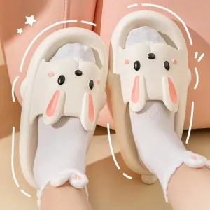 Cute Rabbit Slippers For Kids Women Summer Home Shoes Bathroom Slippers Pittsburgh Steelers Slippers