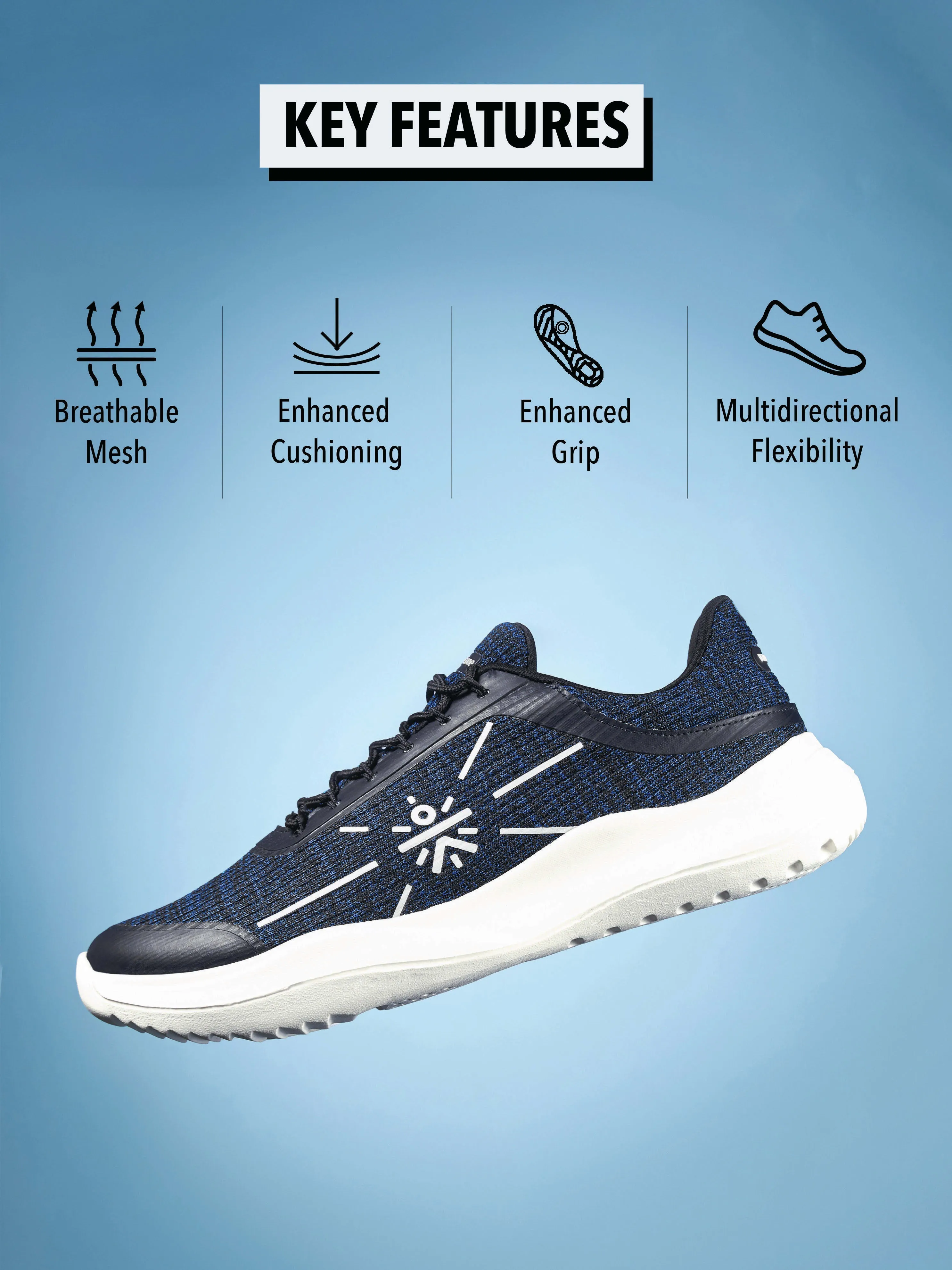 On Running Shoes Clearance Dartin Men Running Shoes - Navy