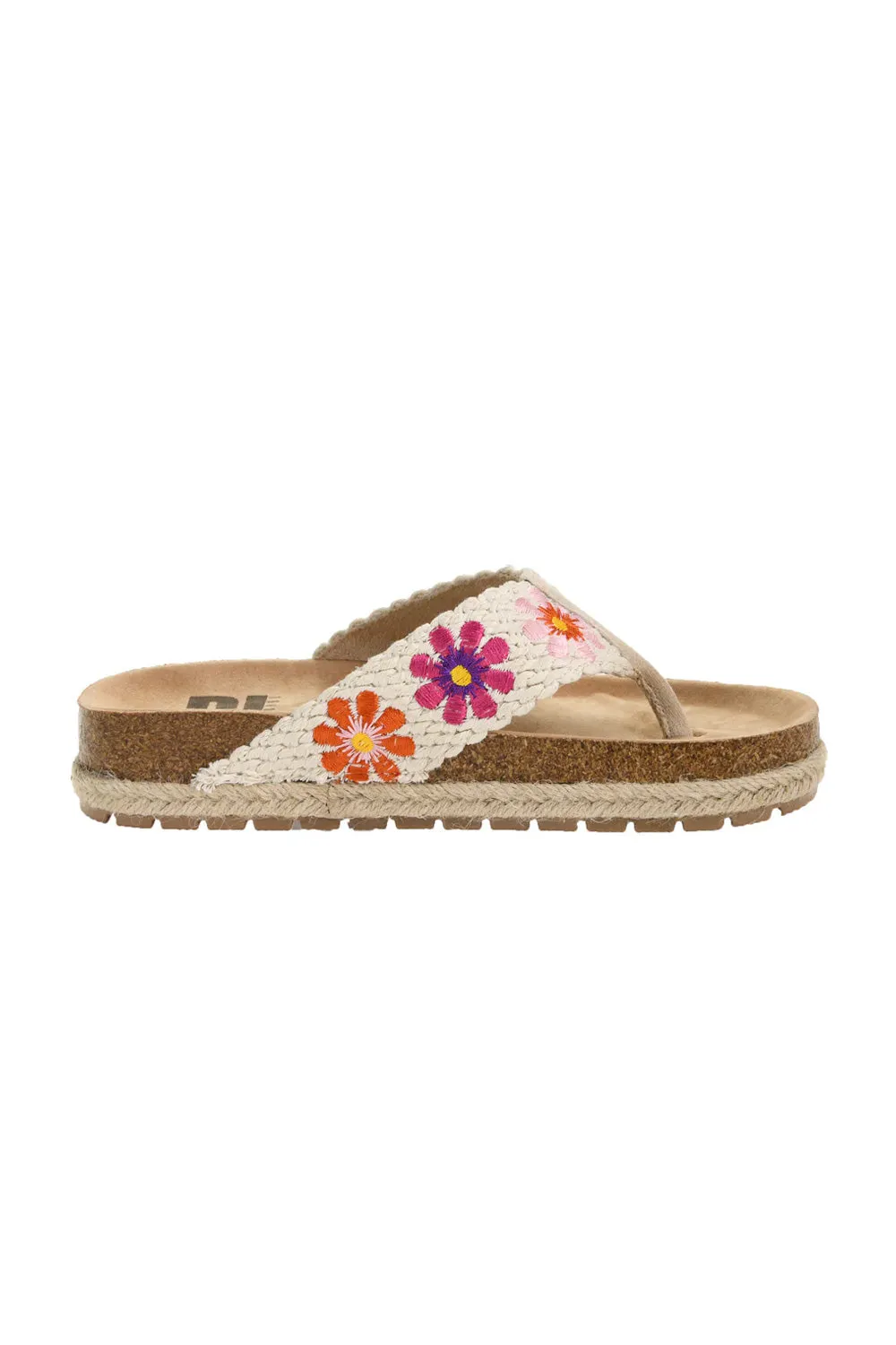 Dirty Laundry Tigerlily Sanora Crochet Platform Flip Flops for Women in Natural | TOWW-022 NATURAL Low Cost Flip Flops