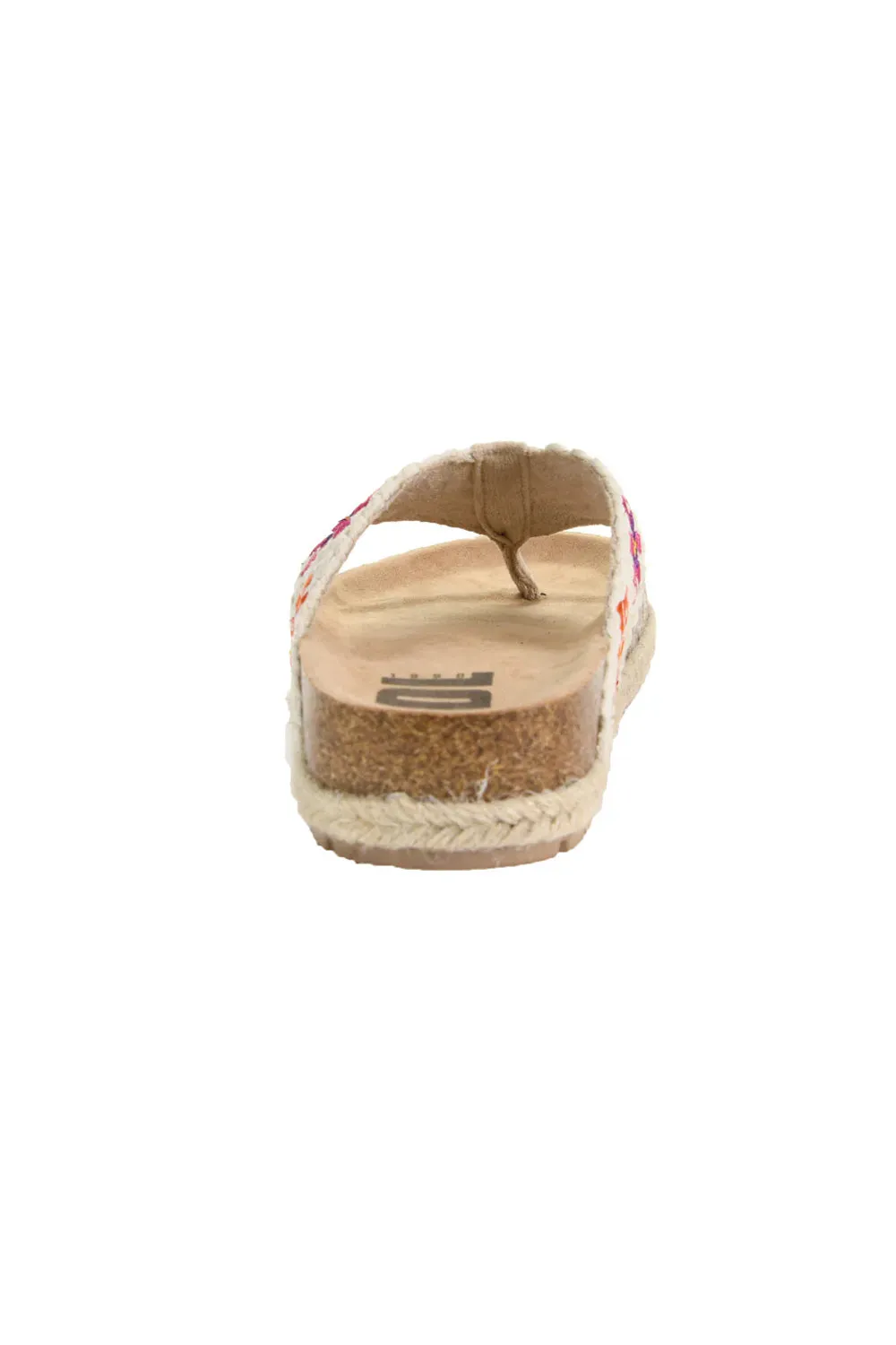 Wearing Socks With Flip Flops Dirty Laundry Tigerlily Sanora Crochet Platform Flip Flops for Women in Natural | TOWW-022 NATURAL