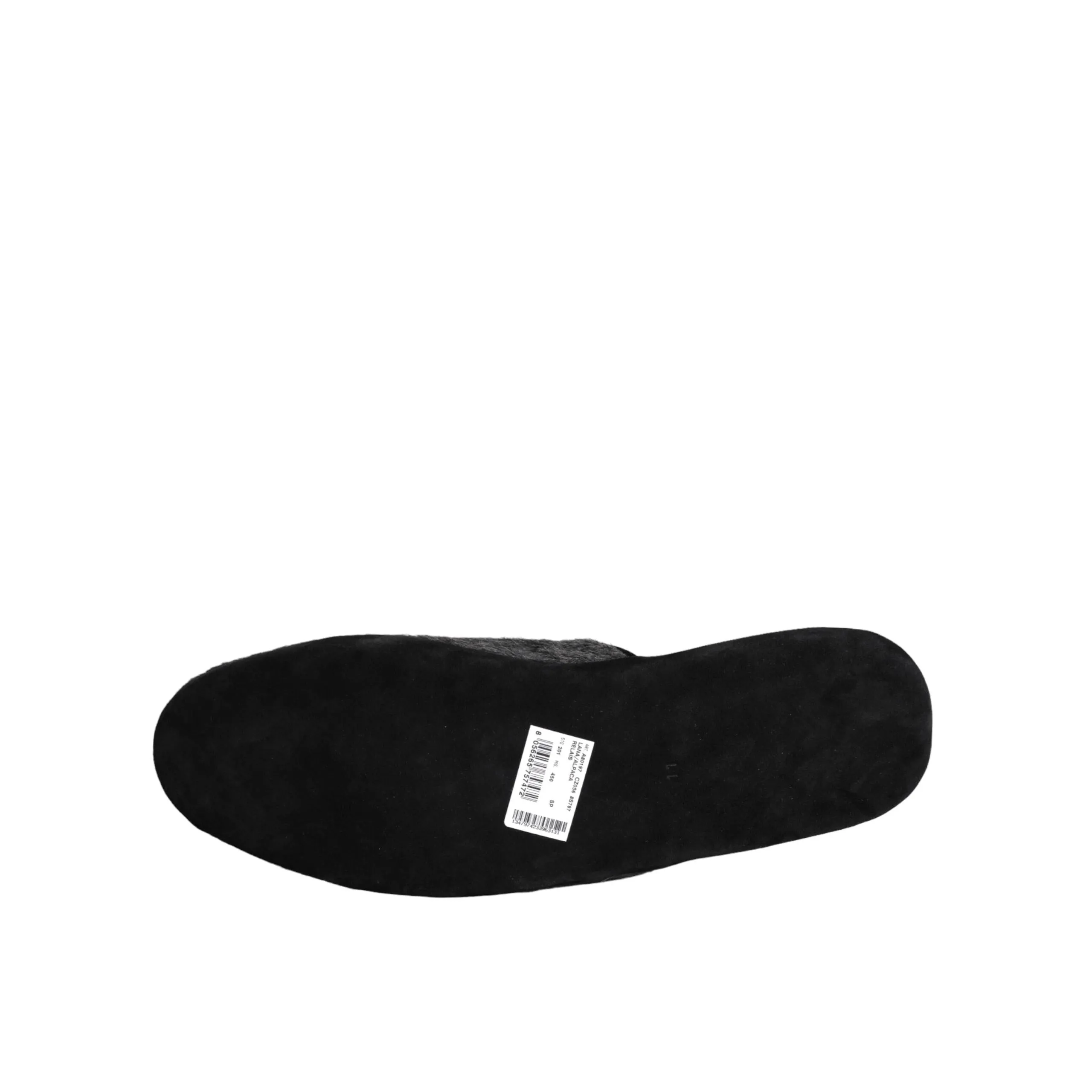 A. Emery Sandals Dolce & Gabbana Black Faux Fur Slides Slippers Slip On Shoes