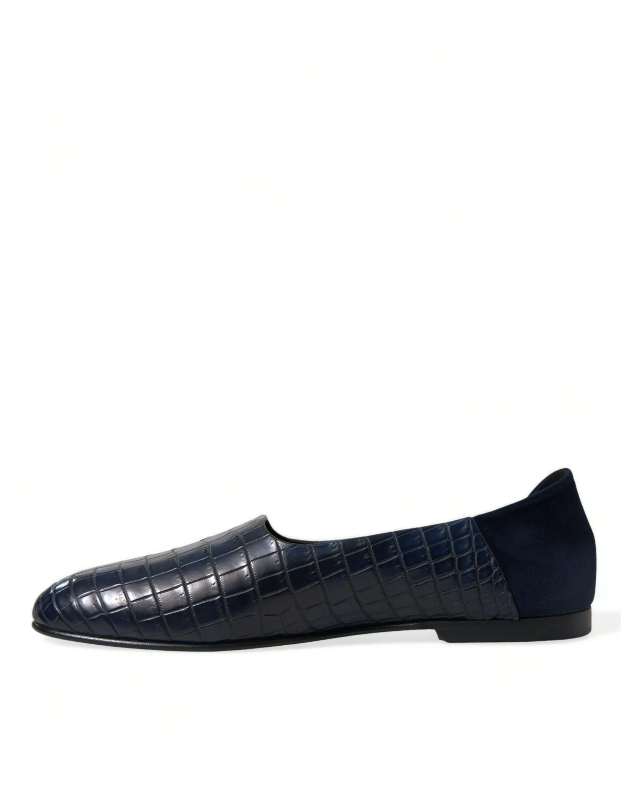 Weejuns Penny Loafers Dolce & Gabbana Elegant Blue Crocodile Leather Loafers