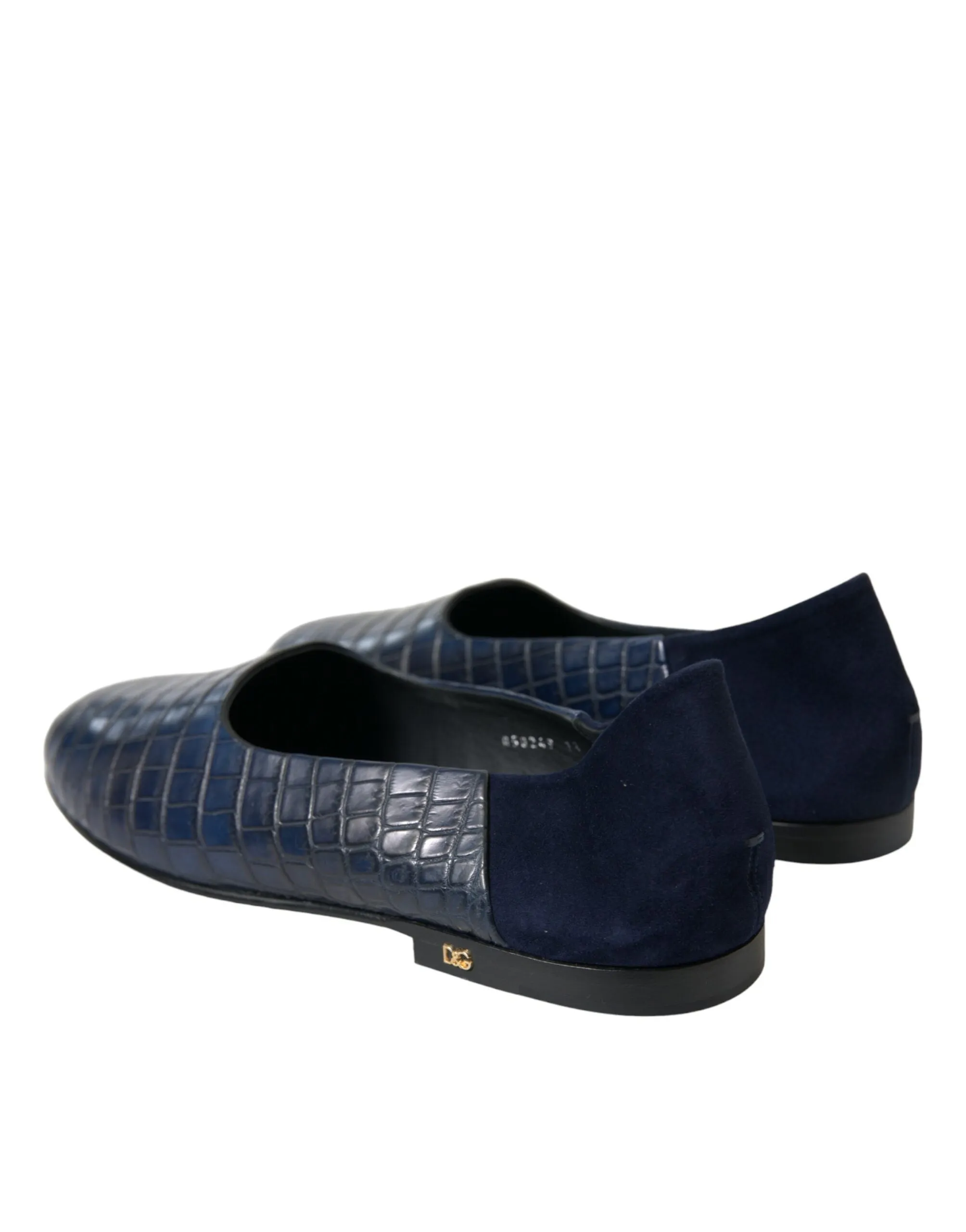 Dolce & Gabbana Elegant Blue Crocodile Leather Loafers Aerosoles Loafers