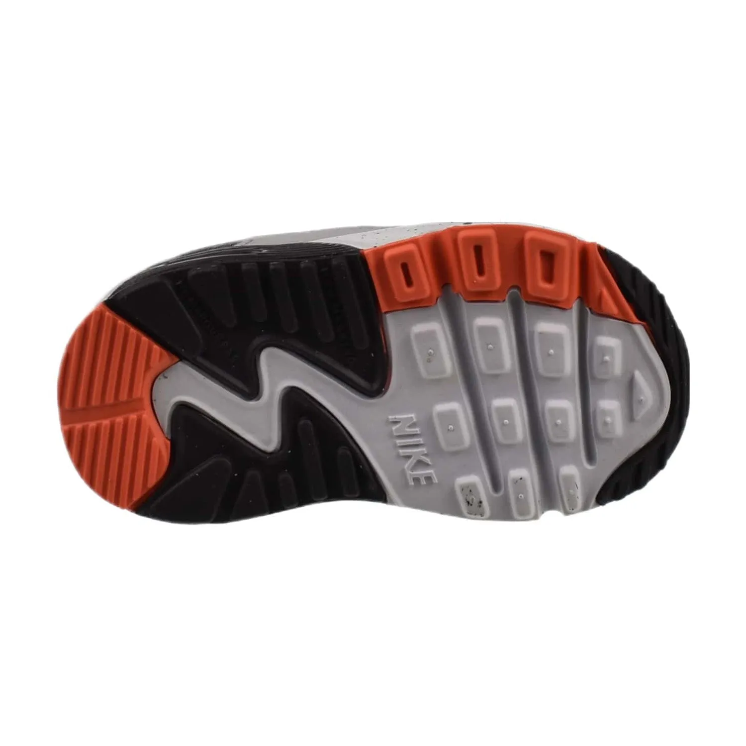 Air Max 90 (TD) Toddler Shoes White-Turf Orange Speckled Asics Arthritis Shoes