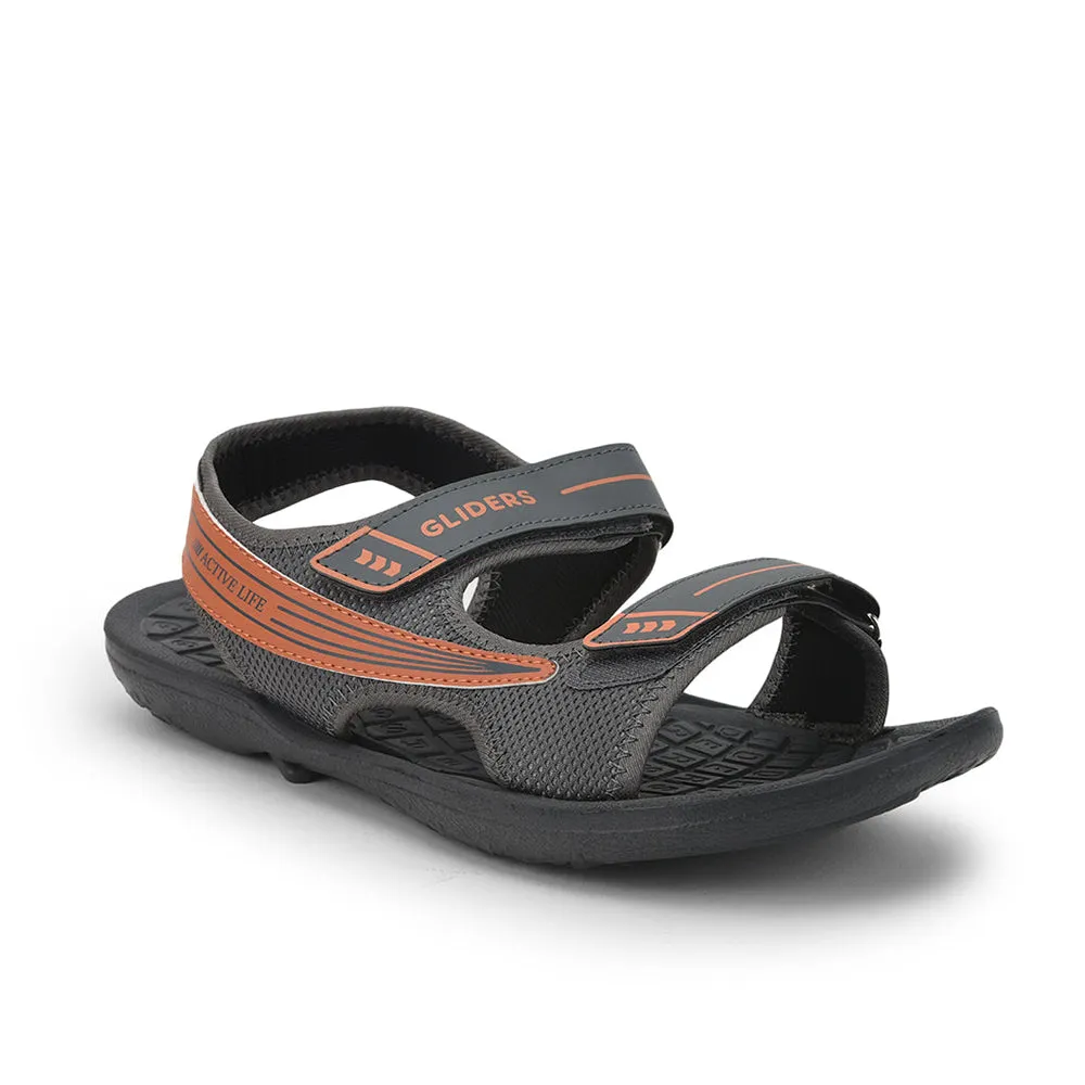 Wild Rag Slide Gliders (Grey) Casual Sandals For Men STRIKER By Liberty
