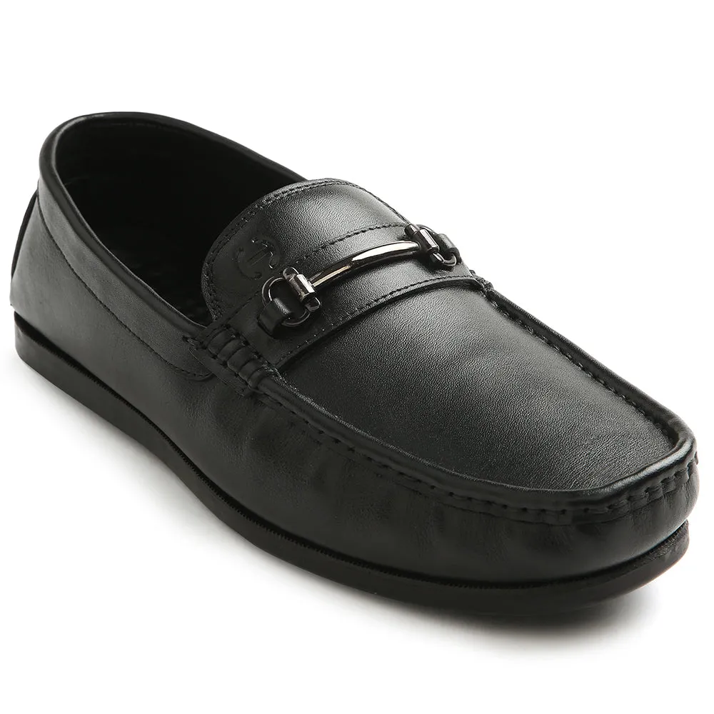 Healers Black Casual Loafers For Men S201-01 By Liberty Loafers Stl
