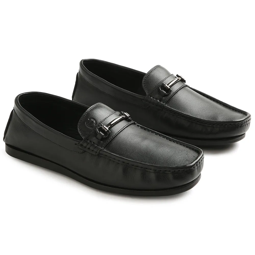 Louboutin Loafers Healers Black Casual Loafers For Men S201-01 By Liberty