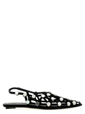 Hello Kitty Shoes Flats Grid Flat Shoes Nero