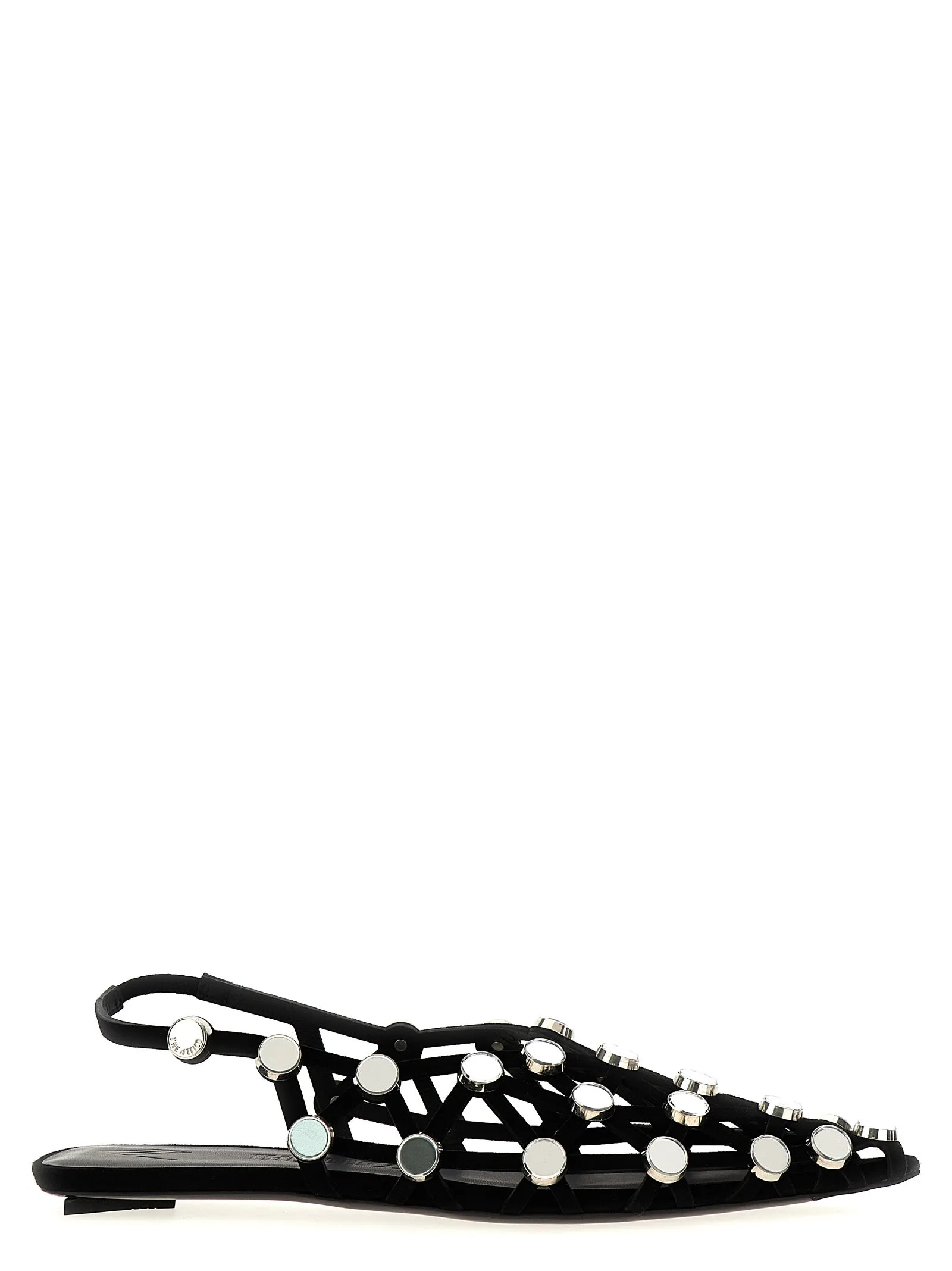 Grid Flat Shoes Nero Shoes For Nurses With Flat Feet