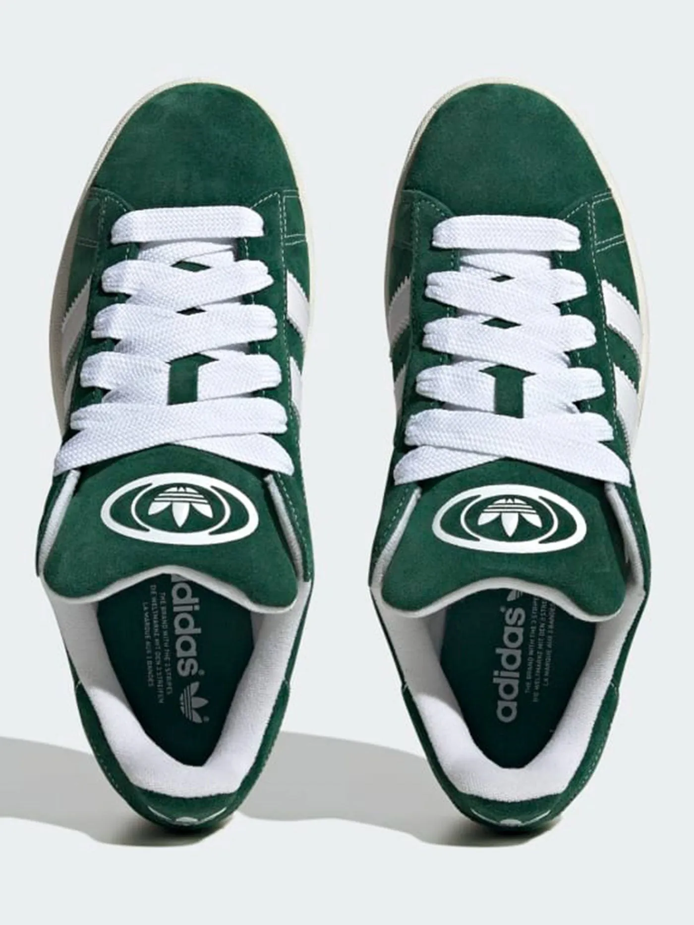 Campus 00s Dark Green/White/Off White Shoes Adidas Shoe Models