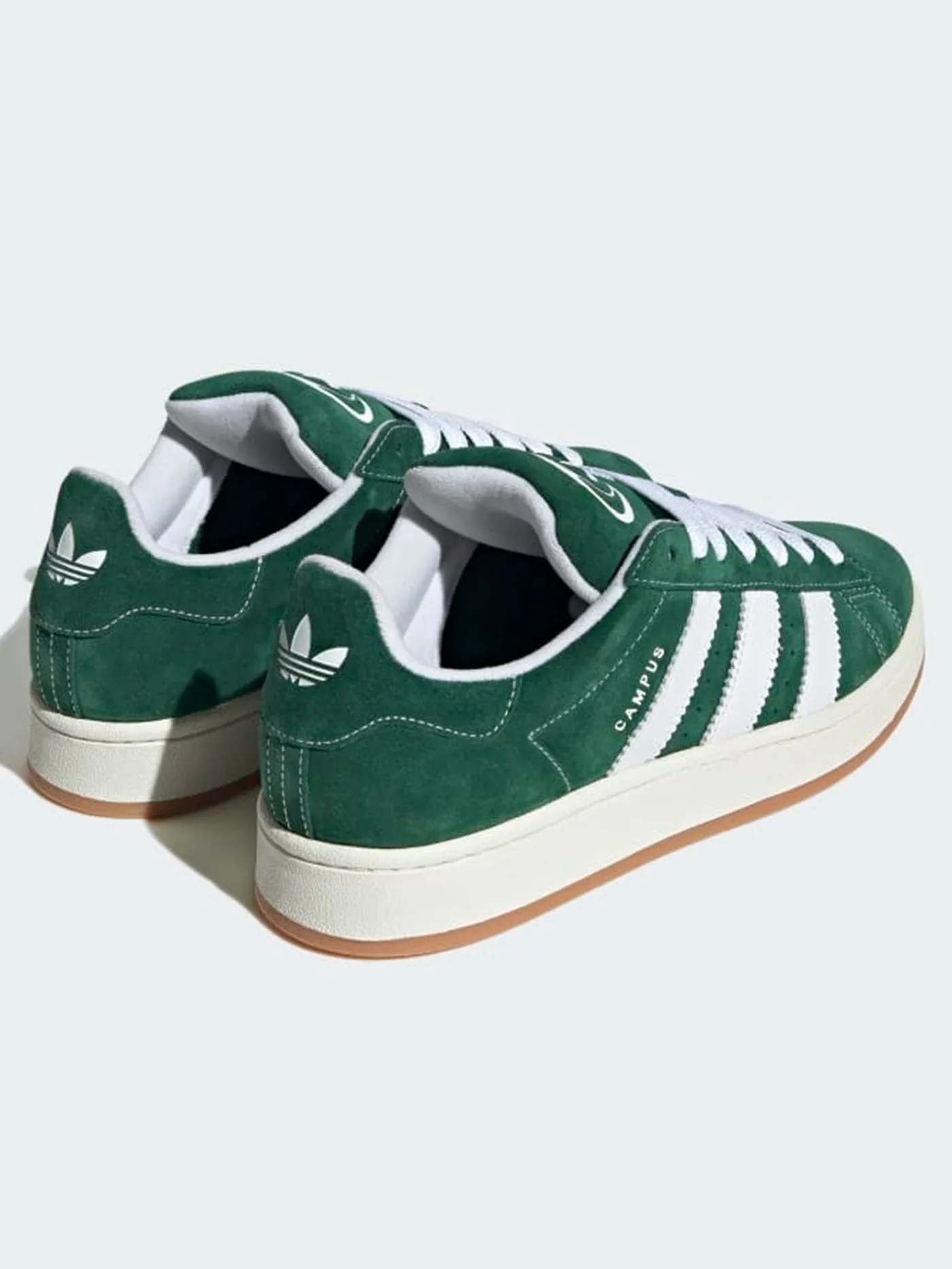 Campus 00s Dark Green/White/Off White Shoes Adidas Floral Running Shoes