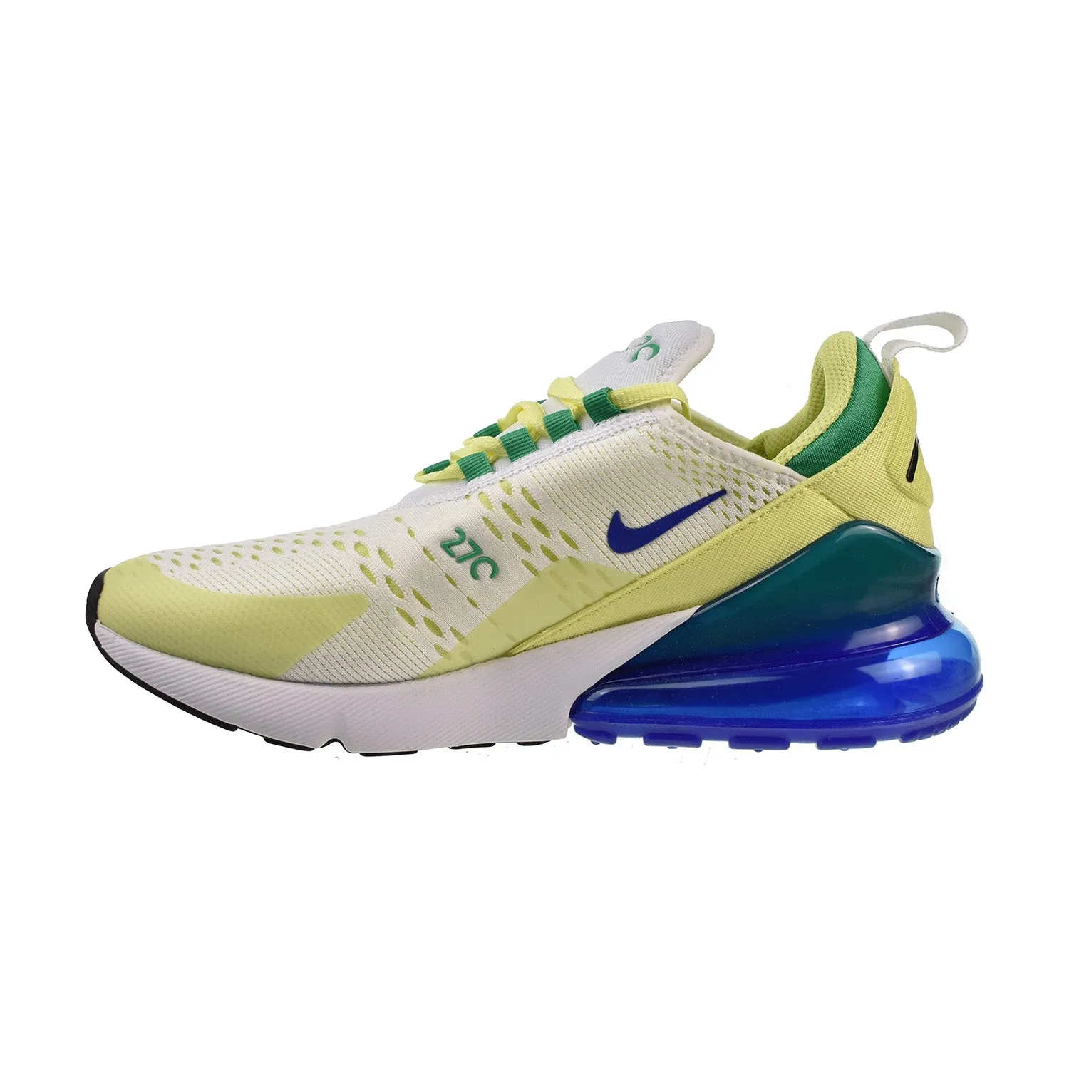 Nike Air Max 270 (GS) Big Kids' Shoes White-Game Royal Asics Shoes For Handball