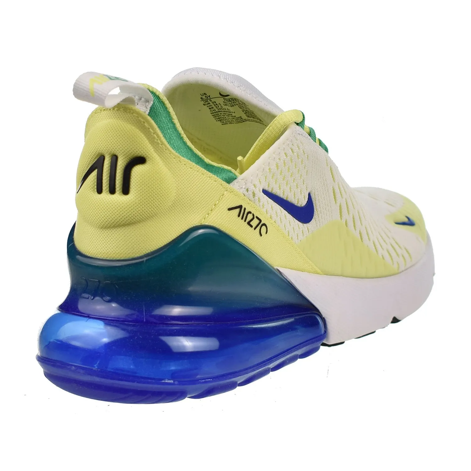 Nike Air Max 270 (GS) Big Kids' Shoes White-Game Royal Asics Shoes Sports