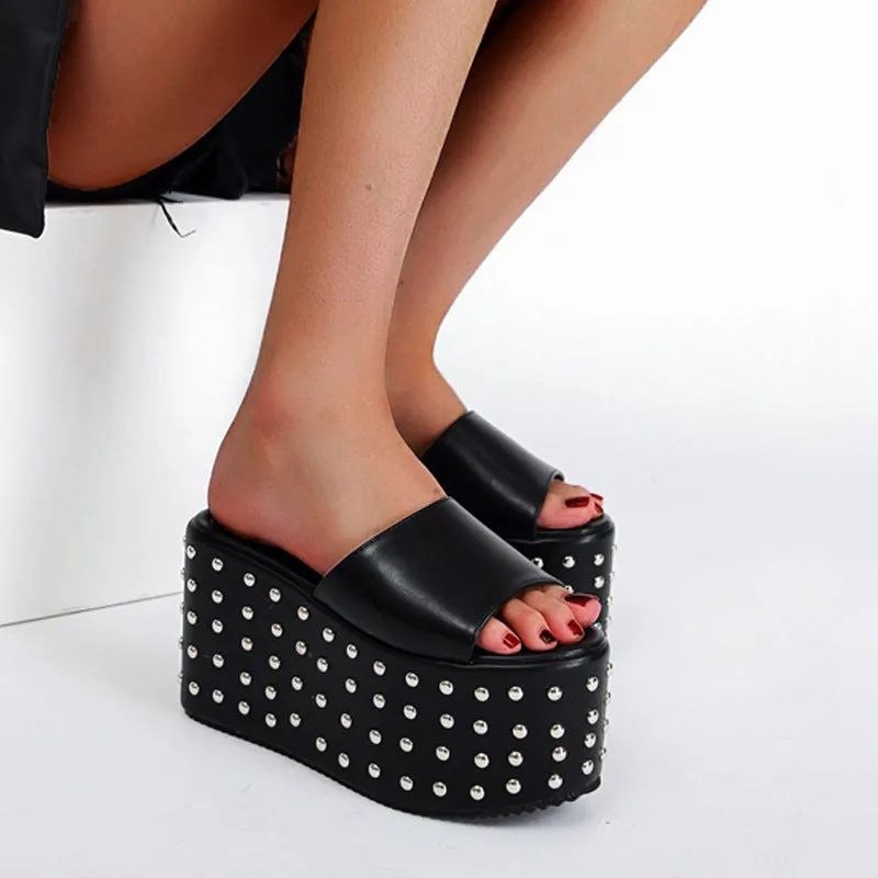 Sandals In Italy Studded Sole Sandals