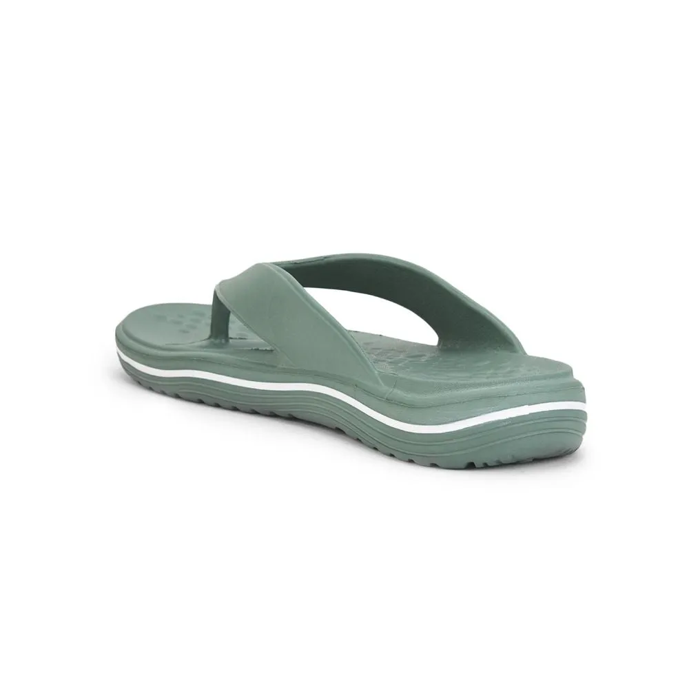 A-HA Casual Green Flip Flop For Men BEACHTIME By Liberty Towelie Slippers