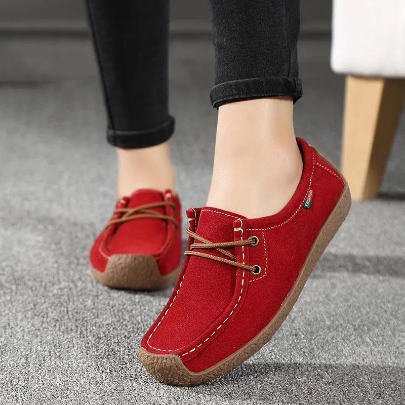 Flat Rate Shoe Box Lace-up Flat Shoes Sneakers Women