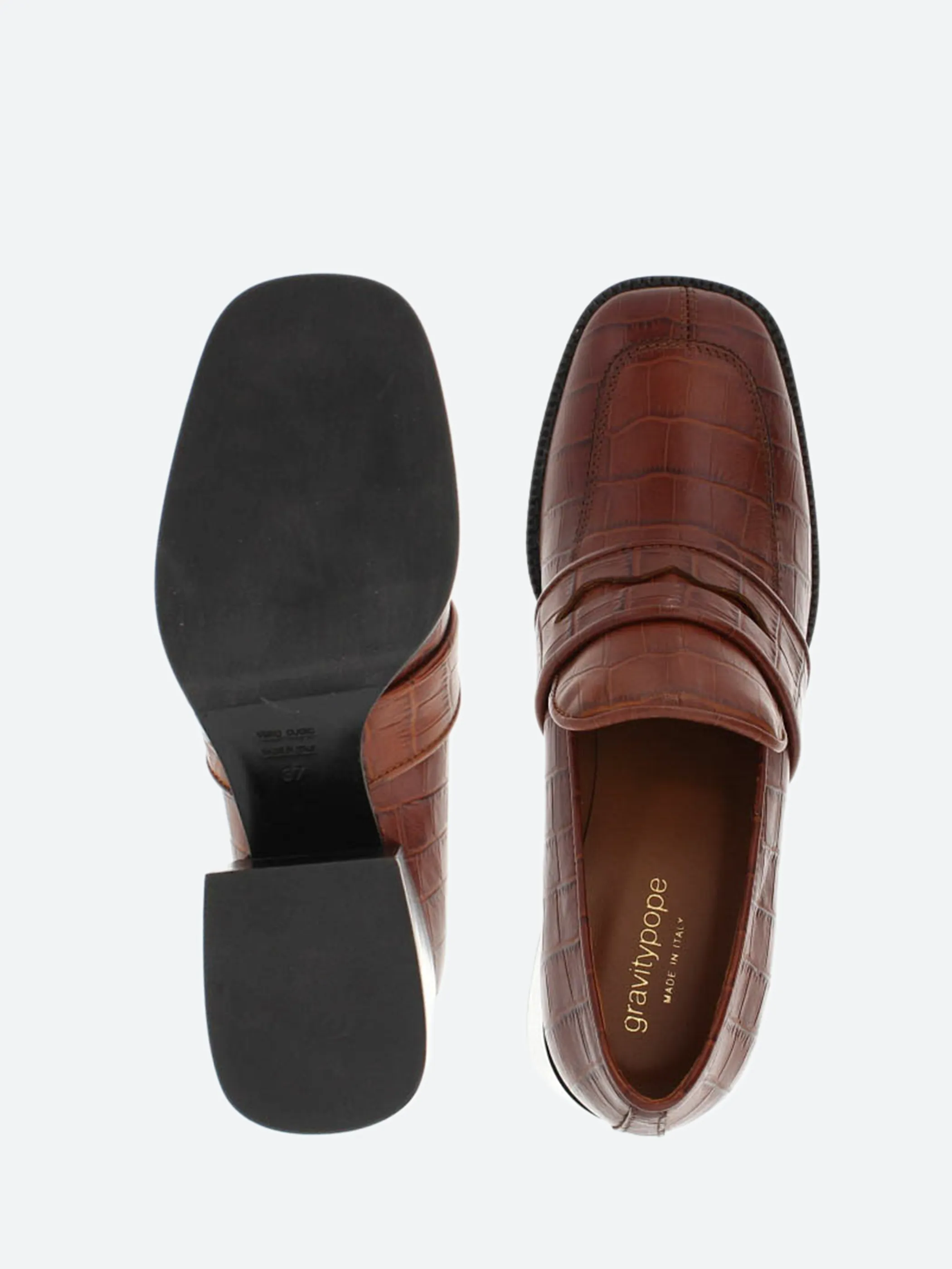 Lug Sole Penny Loafers Giada 5