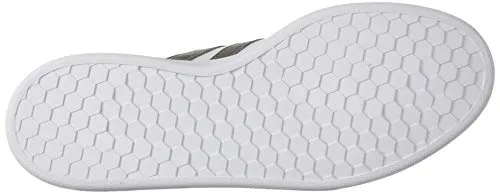 Adidas Shoe Laces Style adidas Women's Grand Court Tennis Shoe, White/Platino Metallic/White, 7 M US