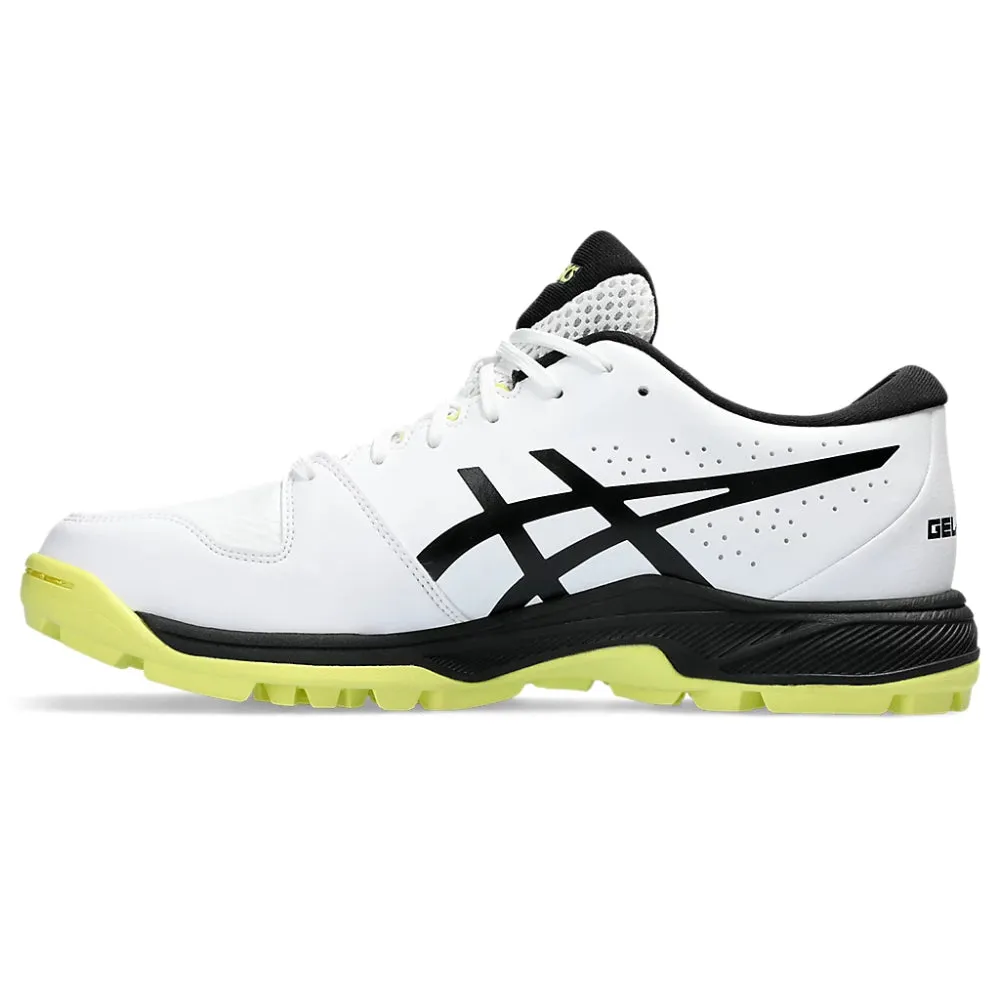 ASICS Men's Gel-Peake 2 Cricket Shoe (White/Glow Yellow) Asics Shoes Origin