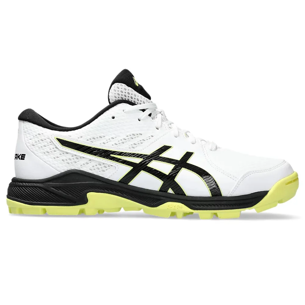 Asics Running Shoes Jolt 4 ASICS Men's Gel-Peake 2 Cricket Shoe (White/Glow Yellow)