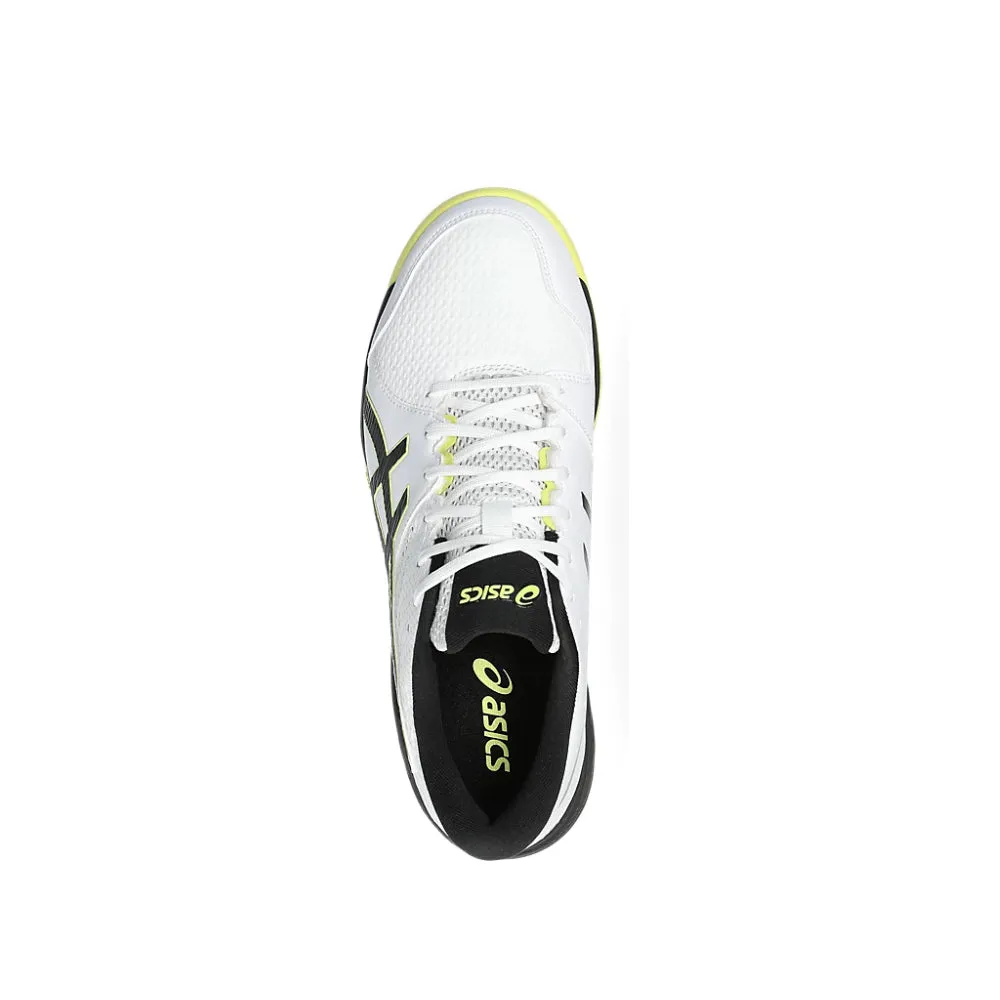 Asics Gel Bnd Running Shoes ASICS Men's Gel-Peake 2 Cricket Shoe (White/Glow Yellow)