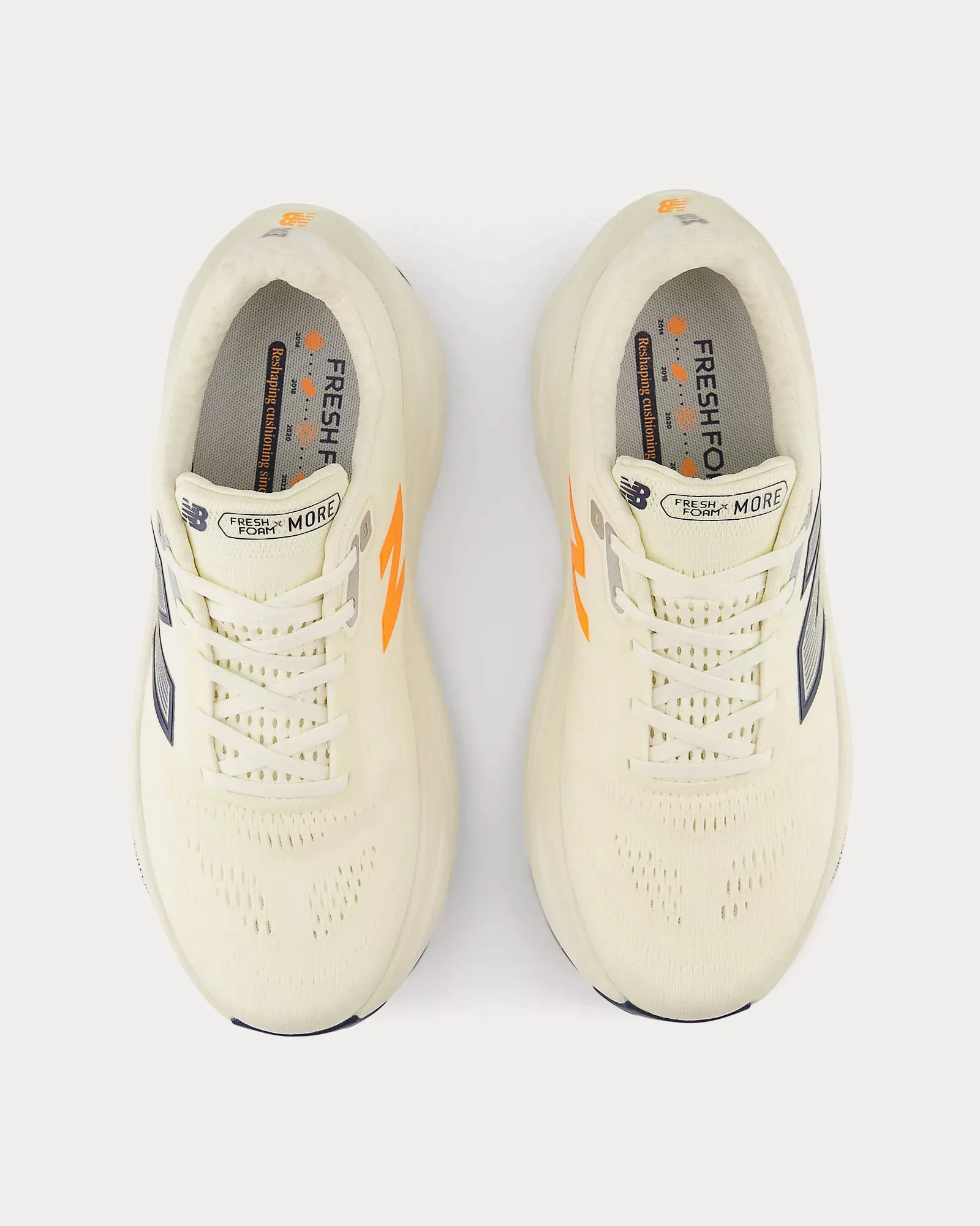 Fresh Foam X More v5 Angora / Sea Salt / Hot Mango Running Shoes New Balance Cream 2002r Shoes