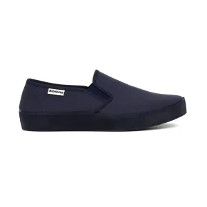 Gyms Near Me Sneakers Barcelona Organic Cotton Canvas Slip Ons - Navy Blue