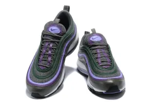 Nike Air Max 97 Carbon Grey Dk Purple T Purple  Shoes !!! CYBER MONDAY SALE !!! Similar Running Shoes To Asics Kayano