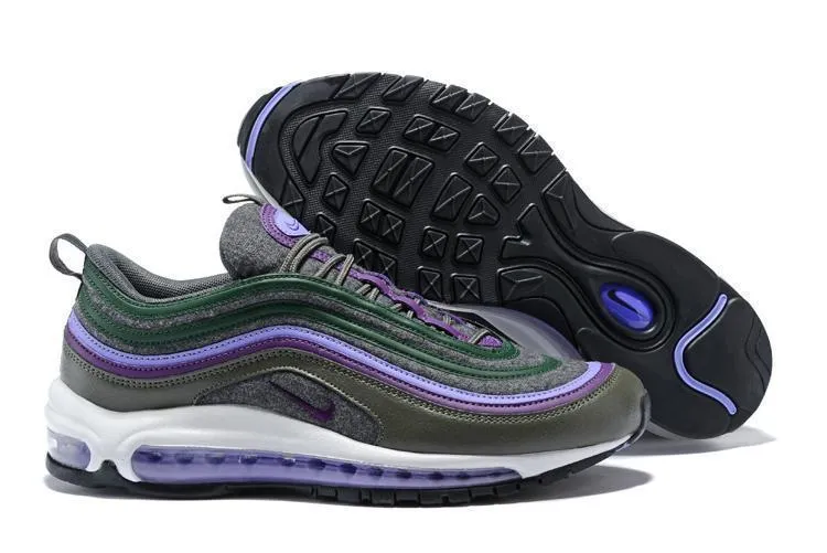 Asics Gel Cumulus Shoes Nike Air Max 97 Carbon Grey Dk Purple T Purple  Shoes !!! CYBER MONDAY SALE !!!
