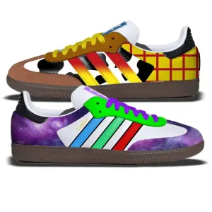 "Buzz & Woody" Adidas Sambas OG Shoes Adidas Dropset 3 Trainer Shoes