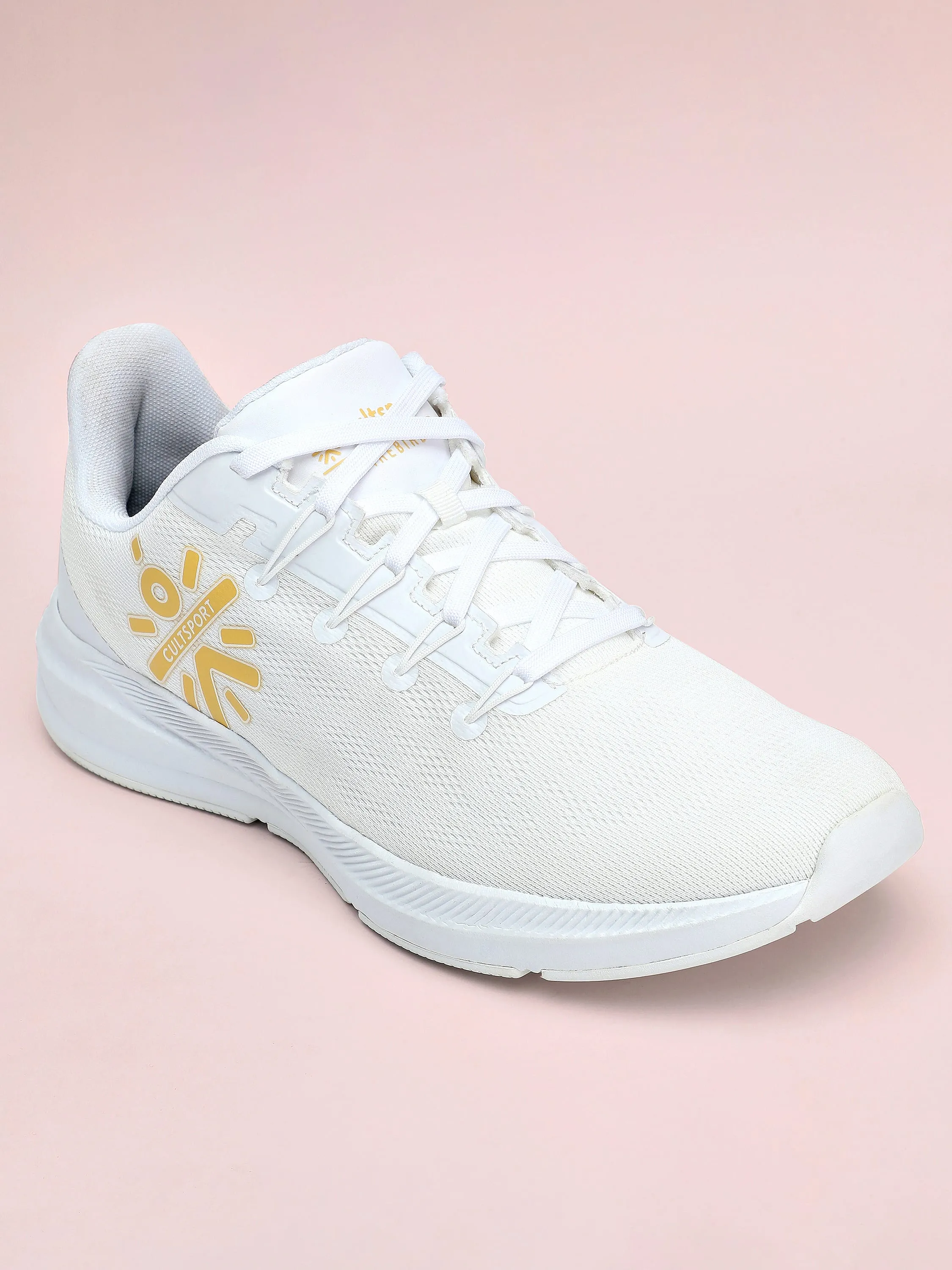 Firebird Men Running Shoes - White Best Running Shoes For Good Arch Support