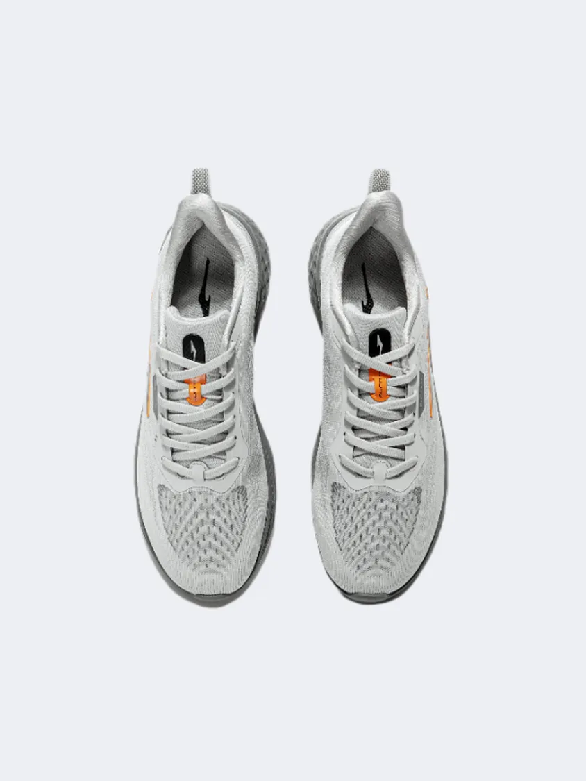 Running Shoes For Knee Pain Erke Cushioning Men Running Shoes Grey