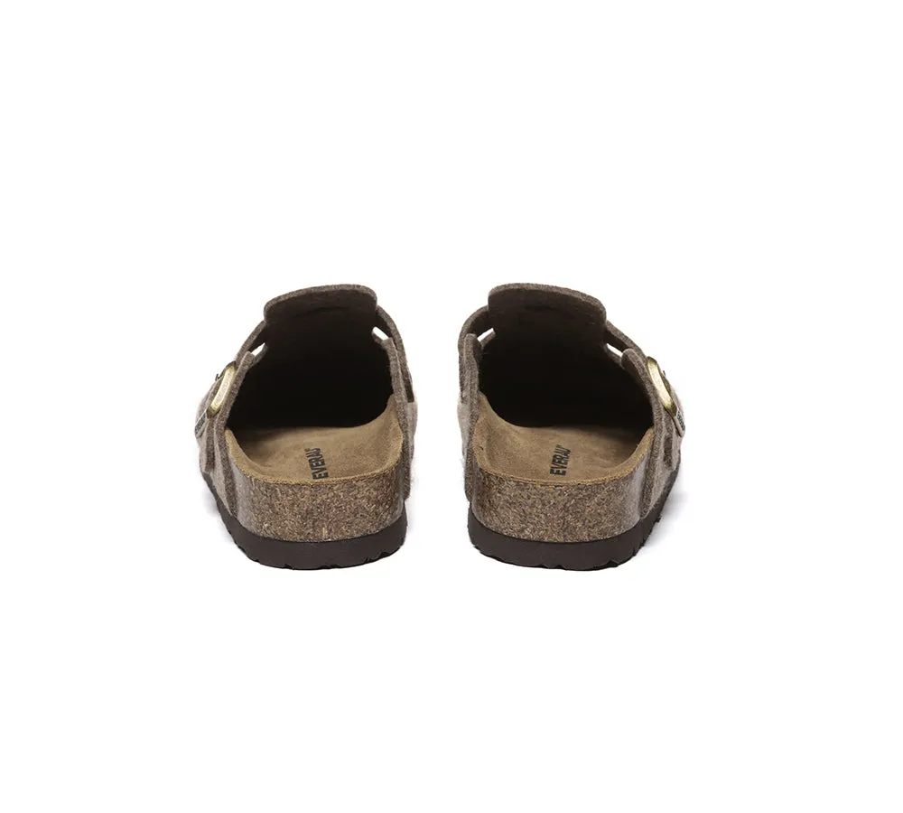 Sandals Ochi Map EVERAU Men Adjustable Buckled Straps Slip-on Flat Sandal Slides Brynn