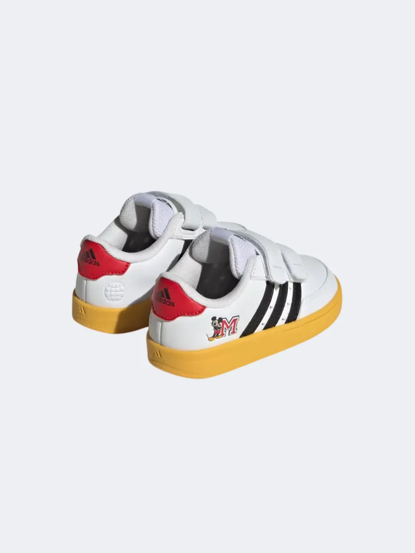 Adidas Breaknet Mickey Infant Sportswear Shoes White/ Black/Gold Adidas Climacool Water Shoes