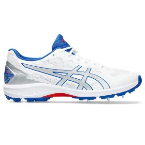 Asics Gel Bnd Running Shoes ASICS Men's Strike Rate FF Cricket Shoe (White/Pure Silver)