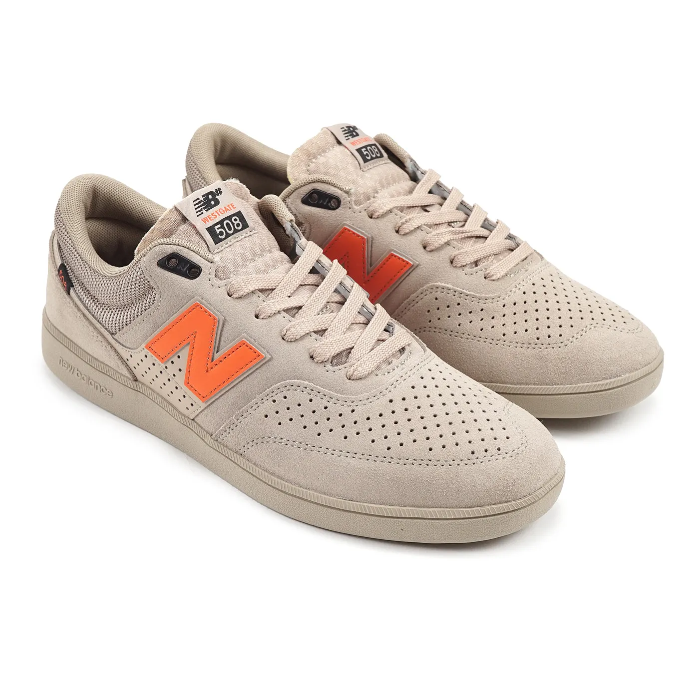 New Balance Numeric NM508 Brandon Westgate Shoes - Tan / Orange Toddlers New Balance