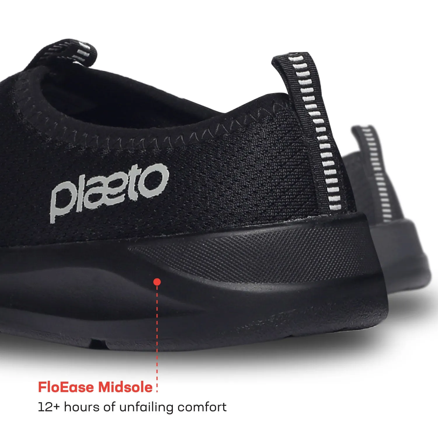Loafers Vs Slip Ons EZPlay Slip Ons for Women - Black