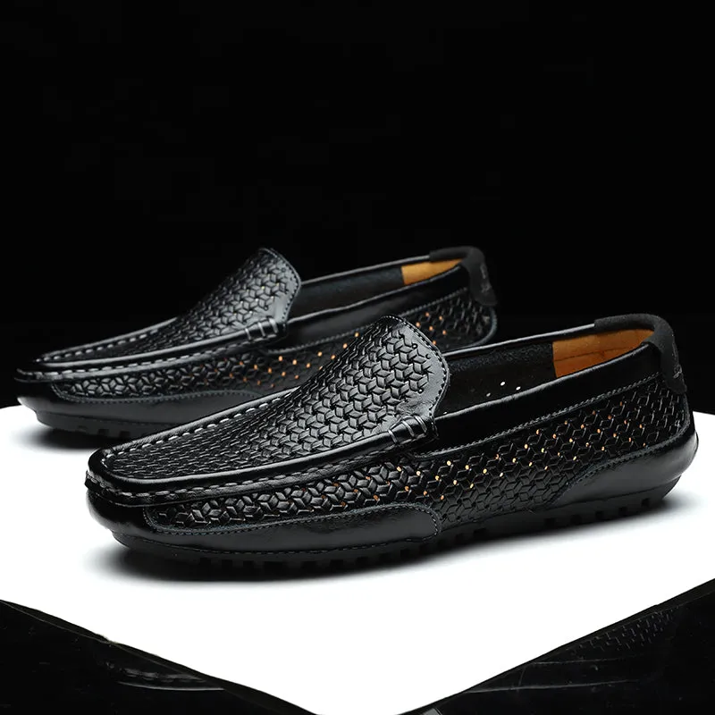 Best Loafers Reddit Summer Men Shoes Casual Luxury Genuine Leather Mens Loafers Moccasins Italian Breathable Slip On Boa