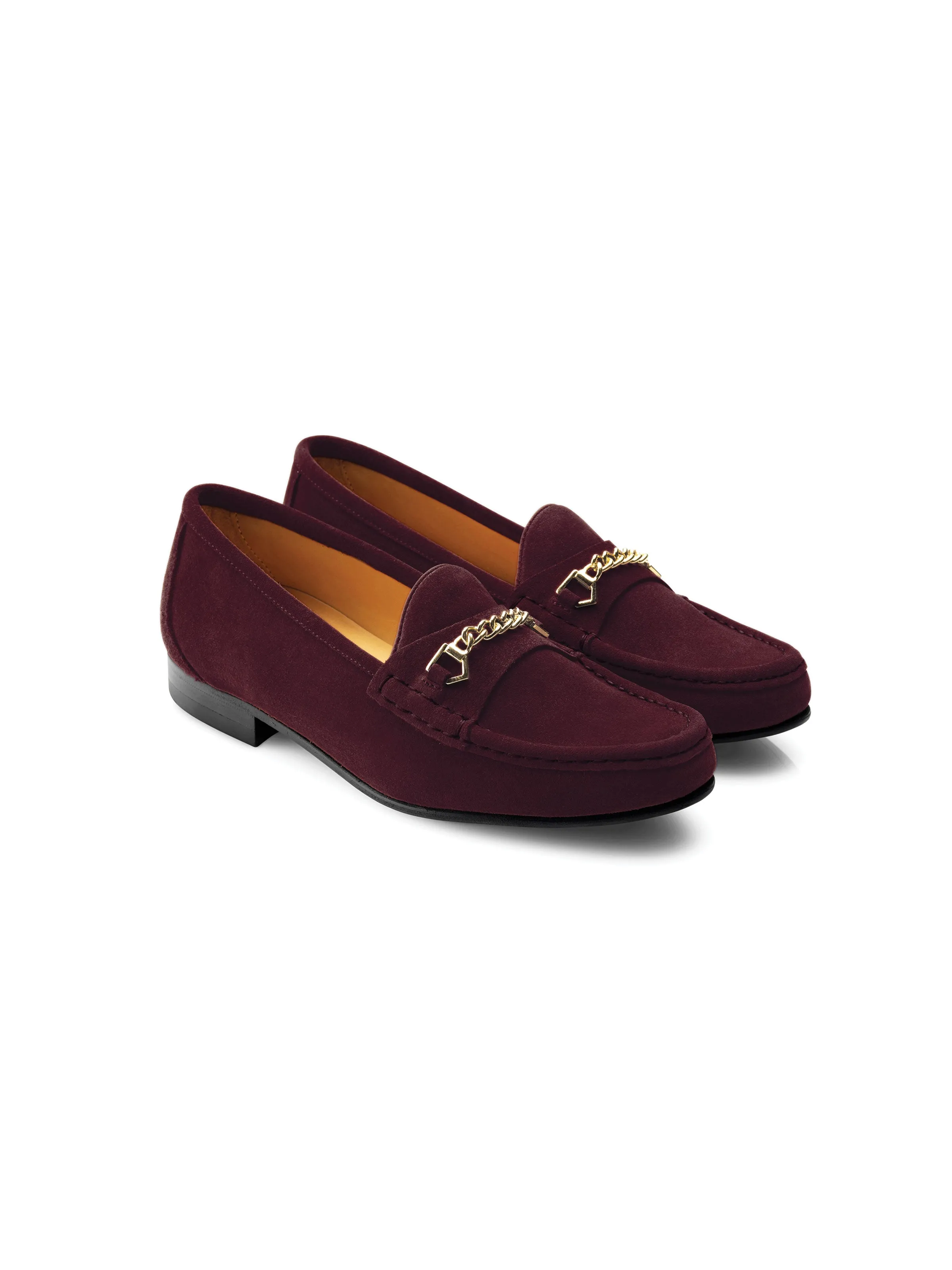 Apsley - Plum Suede Boden Loafers
