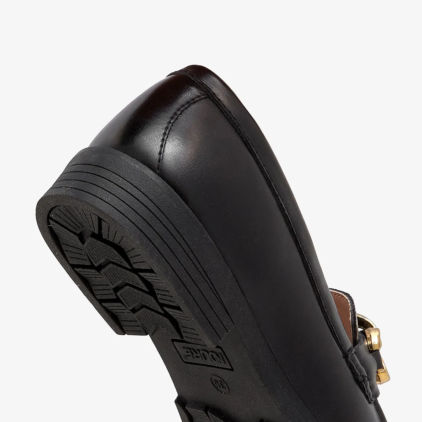 Loafers And Khakis Women's Chunky Buckled Loafers