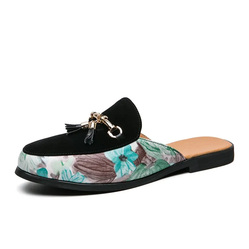 Louis Vuitton Loafers Shoes MEN'S Luxury Tassel Backless Loafers