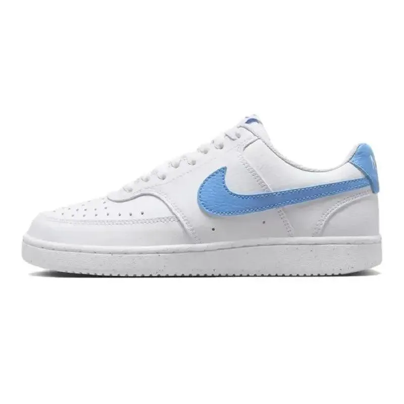 CustomizeNike Court Vision 1 Skateboarding Shoes Women's Low-top Blue Sneakers shoes CD5434-100 Asics All Tennis Shoes