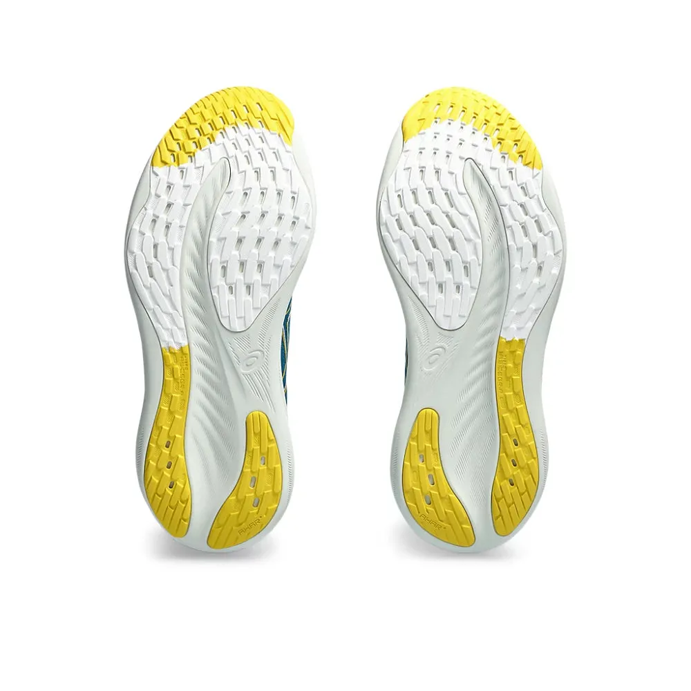 ASICS Men's Gel-Nimbus 26 Running Shoe (Evening Teal/Light Mustard) Good Asics Shoes For Running