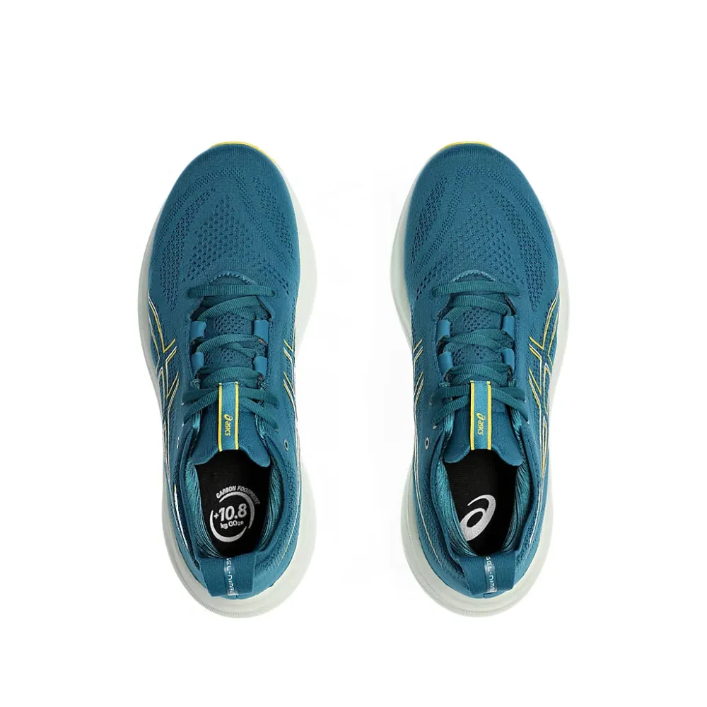 ASICS Men's Gel-Nimbus 26 Running Shoe (Evening Teal/Light Mustard) Rate Asics Running Shoes